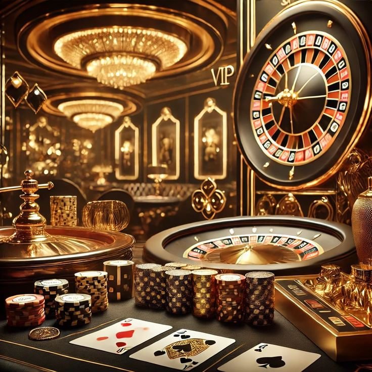 Meja French Roulette dengan dealer langsung